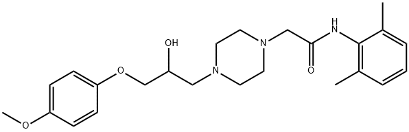N-(2,6-Dimethylphenyl)-4-[2-hydroxy-3-(4-methoxyphenoxy)propyl]-1-piperazineacetamide