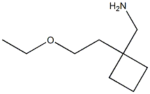 1-[1-(2-ethoxyethyl)cyclobutyl]methanamine
