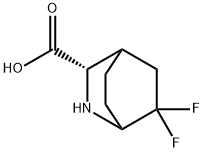 2-Azabicyclo[2.2.2]octane-3-carboxylic acid, 6,6-difluoro-, (3S)-
