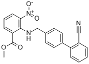 甲基2-((2'-氰基联苯-4-基)甲氨基)-3-硝基苯甲酸酯