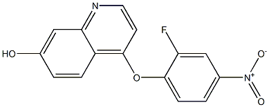 7-Quinolinol, 4-(2-fluoro-4-nitrophenoxy)-