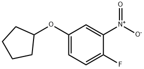 Benzene, 4-(cyclopentyloxy)-1-fluoro-2-nitro-
