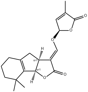 2H-Indeno[1,2-b]furan-2-one, 3-[[[(2R)-2,5-dihydro-4-methyl-5-oxo-2-furanyl]oxy]methylene]-3,3a,4,5,6,7,8,8b-octahydro-8,8-dimethyl-, (3E,3aS,8bR)-rel-