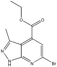 ethyl 6-bromo-3-methyl-1H-pyrazolo[3,4-b]pyridine-4-carboxylate