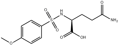 4-氨基甲酰基-2-(4-甲氧基苯磺酰氨基)丁酸