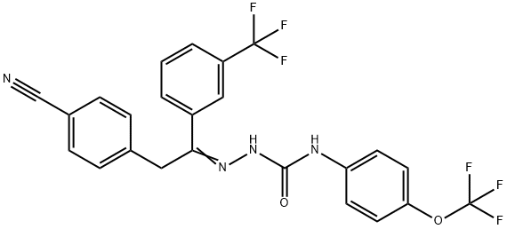 2′-[2-(4-氰基苯)-1-(Α,Α,Α-三氟甲基苯)亚乙基]-4-(三氟甲氧基苯)联氨羰草酰胺