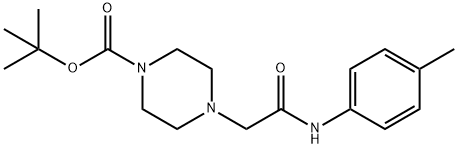 tert-Butyl 4-{[(4-methylphenyl)carbamoyl]methyl}piperazine-1-carboxylate