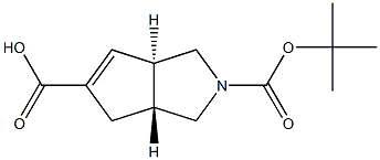 MESO-(3AR,5S,6AS)-2-(叔-丁氧羰基)八氢环戊二烯并[C]吡咯-5-羧酸