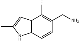 (4-FLUORO-2-METHYL-1H-INDOL-5-YL)METHANAMINE