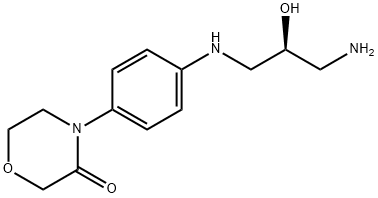 4-[4-[[(2S)-3-Amino-2-hydroxypropyl]amino]phenyl]-3-morpholinone