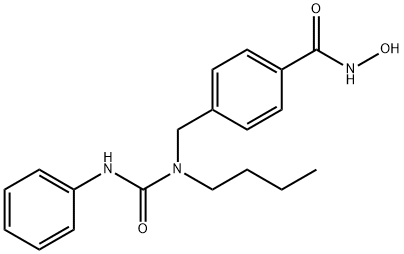 Nexturastat A    Benzamide, 4-[[butyl[(phenylamino)carbonyl]amino]methyl]-N-hydroxy-