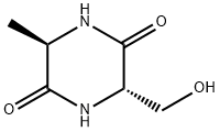 2,5-Piperazinedione, 3-(hydroxymethyl)-6-methyl-, (3S,6R)-