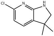 1H-Pyrrolo[2,3-b]pyridine, 6-chloro-2,3-dihydro-3,3-dimethyl-