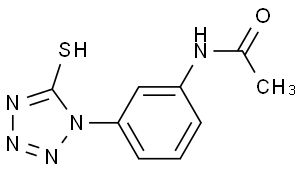 1-(间-乙酰胺基)苯基-5-疏基甲氮唑