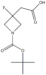 1-Boc-3-fluoro-3-azetidineacetic acid