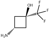 (1s,3s)-3-amino-1-(trifluoromethyl)cyclobutan-1-ol