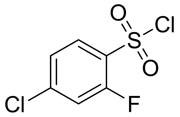 Benzenesulfonyl chloride, 4-chloro-2-fluoro- (9CI)
