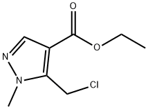 1H-Pyrazole-4-carboxylic acid, 5-(chloromethyl)-1-methyl-, ethyl ester