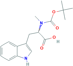 (S)-2-((tert-Butoxycarbonyl)(methyl)amino)-3-(1H-indol-3-yl)propanoic acid