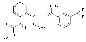 Benzeneacetic acid, .alpha.-(methoxyimino)-2-(E)-1-3-(trifluoromethyl)phenylethylideneaminooxymethyl-, methyl ester, (.alpha.E)-