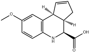 3H-Cyclopenta[c]quinoline-4-carboxylic acid, 3a,4,5,9b-tetrahydro-8-methoxy-, (3aR,4S,9bS)-