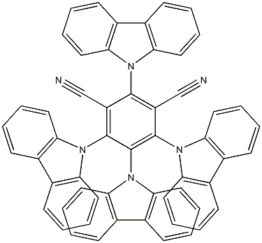 1,2,3,5-Tetrakis(carbazol-9-yl)-4,6-dicyanobenzene