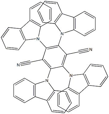 2,3,5,6-tetrakis(carbazol-9-yl)-1,4-dicyanobenzene