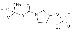 tert-butyl 3-[(methylsulfonyl)oxy]pyrrolidine-1-carboxylate