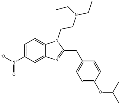 1H-Benzimidazole-1-ethanamine, N,N-diethyl-2-[[4-(1-methylethoxy)phenyl]methyl]-5-nitro-