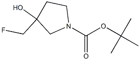 tert-butyl 3-(fluoromethyl)-3-hydroxypyrrolidine-1-carboxylate