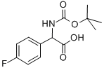 2-((叔丁氧基羰基)氨基)-2-(4-氟苯基)乙酸