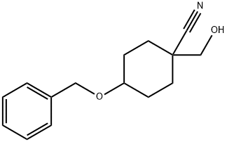 Cyclohexanecarbonitrile, 1-(hydroxymethyl)-4-(phenylmethoxy)-