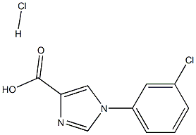 1-(3-chlorophenyl)-1H-imidazole-4-carboxylic acid hydrochloride