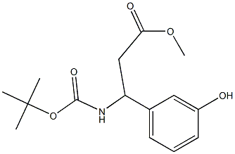 Methyl 3-(Boc-aMino)-3-(3-hydroxyphenyl)propanoate