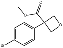 3-Oxetanecarboxylic acid, 3-(4-bromophenyl)-, methyl ester
