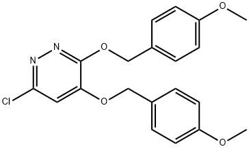 6-chloro-3,4-bis(4-methoxybenzyloxy)pyridazine