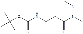 tert-butyl N-[3-[methoxy(methyl)amino]-3-oxopropyl]carbamate