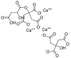 2-Hydroxy-1,2,3-propanetricarboxylic acid calcium salt mixt. with hydroxybutanedioic acid calcium salt