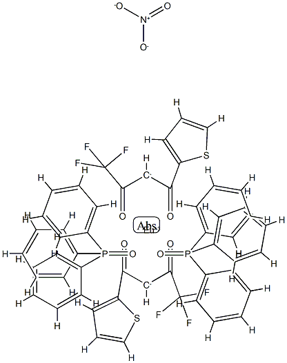 双[4,4,4-三氟-1-(2-噻吩基)-1,3-丁二酮]双(氧化三苯基膦)铕硝酸盐