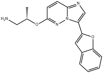 (S)-2-((3-(benzofuran-2-yl)imidazo[1,2-b]pyridazin-6-yl)oxy)propan-1-amine