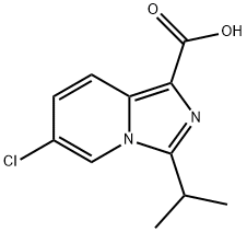 6-chloro-3-(propan-2-yl)imidazo[1,5-a]pyridine-1- carboxylic acid
