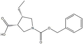 (3R,4S)-4-乙基-1,3-吡咯烷二甲酸 1-(苯基甲基)酯与(ALPHAR)-ALPHA-甲基-1-萘甲胺的化合物