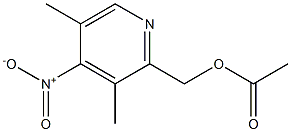 2-acetyloxymethyl-3,5-dimethyl-4-nitropyridine