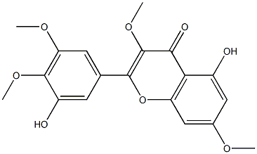 5-hydroxy-2-(3-hydroxy-4,5-dimethoxyphenyl)-3,7-dimethoxy-4H-chromen-4-one