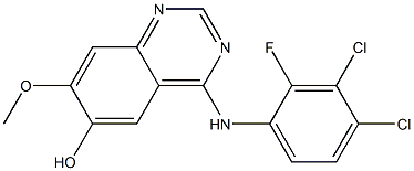 4-(3,4-dichloro-2-fluorophenylamino)-7-methoxyquinazolin-6-ol