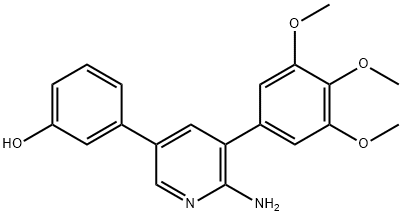 3-[(6-Amino-5-(3,4,5-trimethoxyphenyl)-3-pyridinyl]phenol