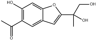 Ethanone, 1-[2-(1,2-dihydroxy-1-methylethyl)-6-hydroxy-5-benzofuranyl]-
