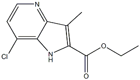 1H-Pyrrolo[3,2-b]pyridine-2-carboxylic acid, 7-chloro-3-Methyl-, ethyl ester