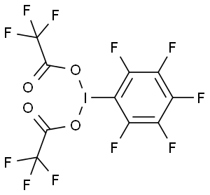 2,2,2-trifluoroacetic acid [1,2,3,4,6-pentafluoro-5-iodo-6-(2,2,2-trifluoro-1-oxoethoxy)-1-cyclohexa-2,4-dienyl] ester