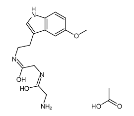 N-Glycylglycyl-5-methoxytryptamine acetate